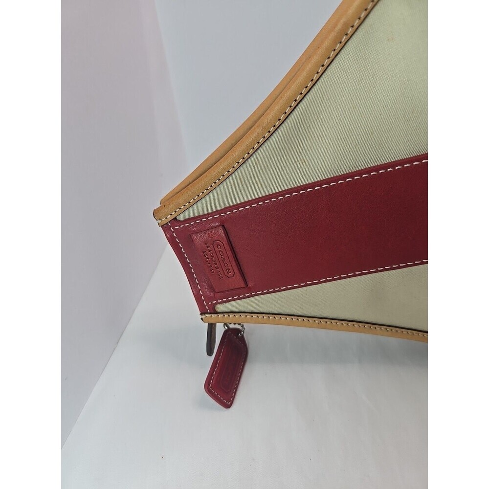 Coach Tennis Racket Case Canvas & Leather Style 7758 - Picture 2 of 15